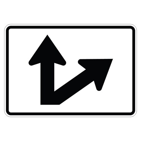 Sign Solutions Usa 21 in Height, 30 in Width, Aluminum, Horizontal Rectangle DUS08HWT3021M6-7